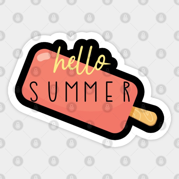 hello summer Sticker by yassinnox